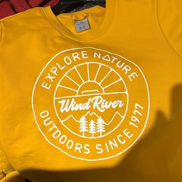 Windriver Heritage  Knit Explore outdoors pullover sweatshirt Sz M - Picture 3 of 9